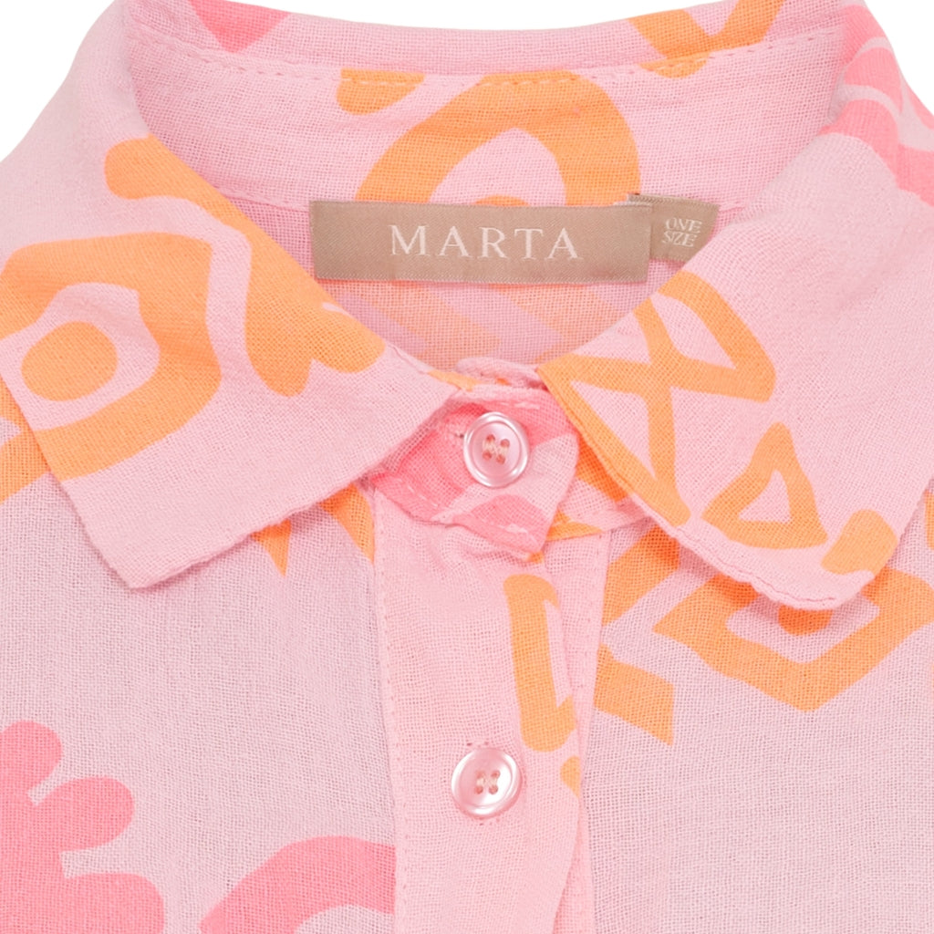 MARTA DU CHATEAU Marta du Chateau dam skjorta MdcVirginia 7345 Shirt Baby Print