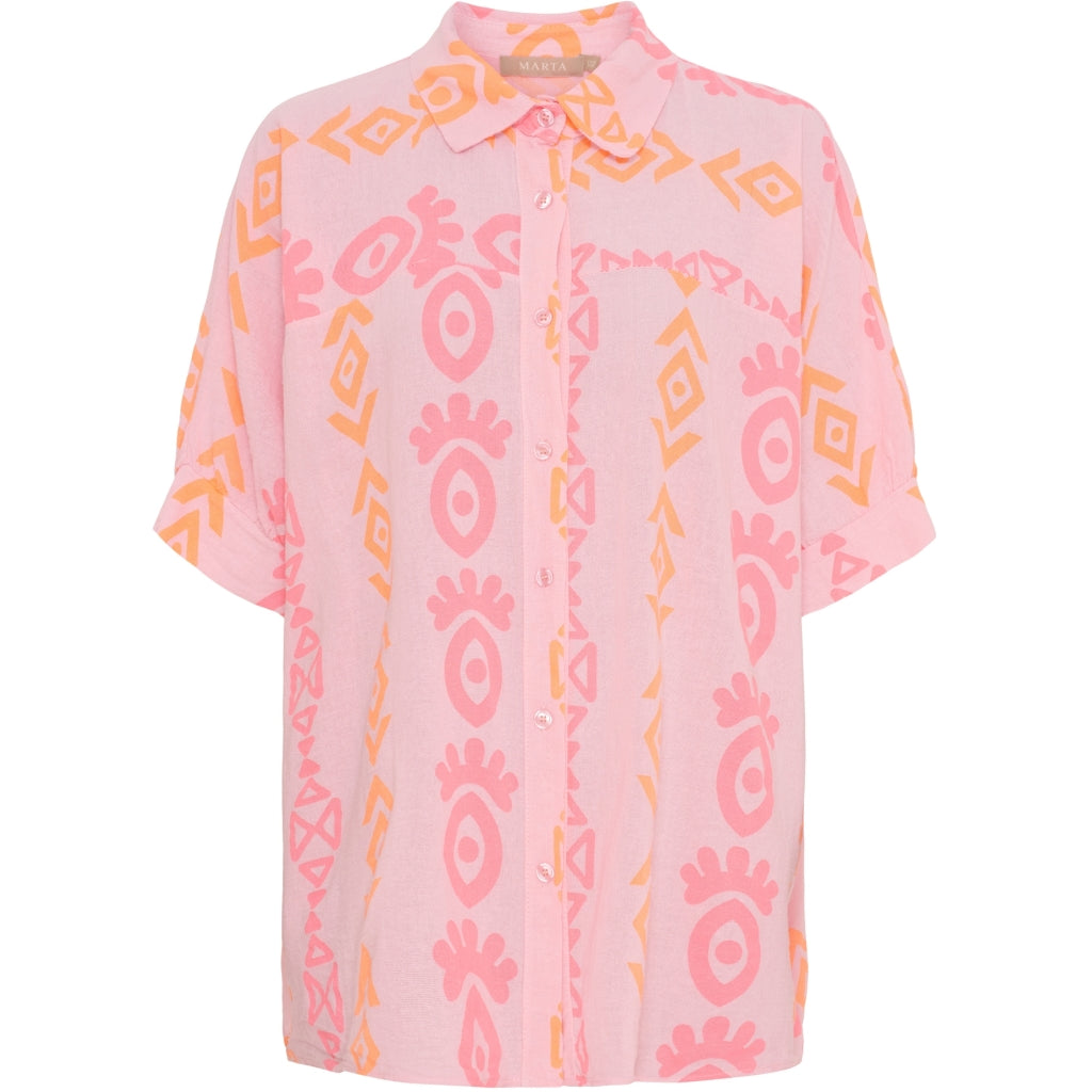 MARTA DU CHATEAU Marta du Chateau dam skjorta MdcVirginia 7345 Shirt Baby Print