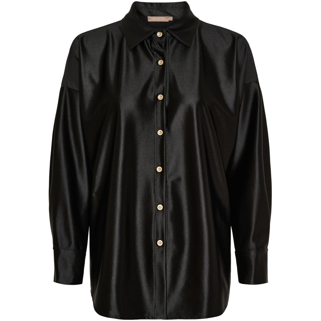 MARTA DU CHATEAU Marta du Chateau dam skjorta MdcYara 6624R Shirt Black