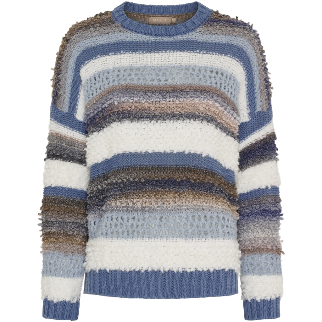 MARTA DU CHATEAU Marta du Chateau dam sticka MdcDelilah 25430 Knit Jeans/Jeans Grey