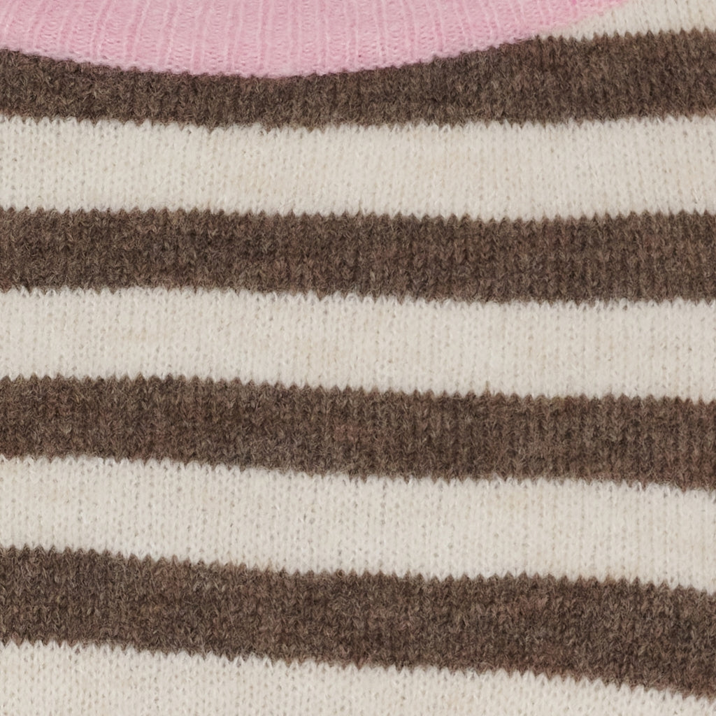 MARTA DU CHATEAU Marta du Chateau dam sticka MdcElara 35671 Knit Fango/Burro/Rosa268