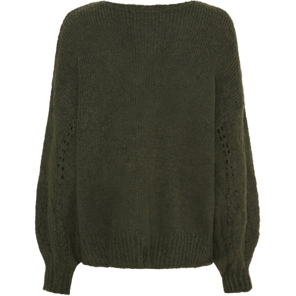 MARTA DU CHATEAU Marta du Chateau dam stickad 20958 Knit Military0027