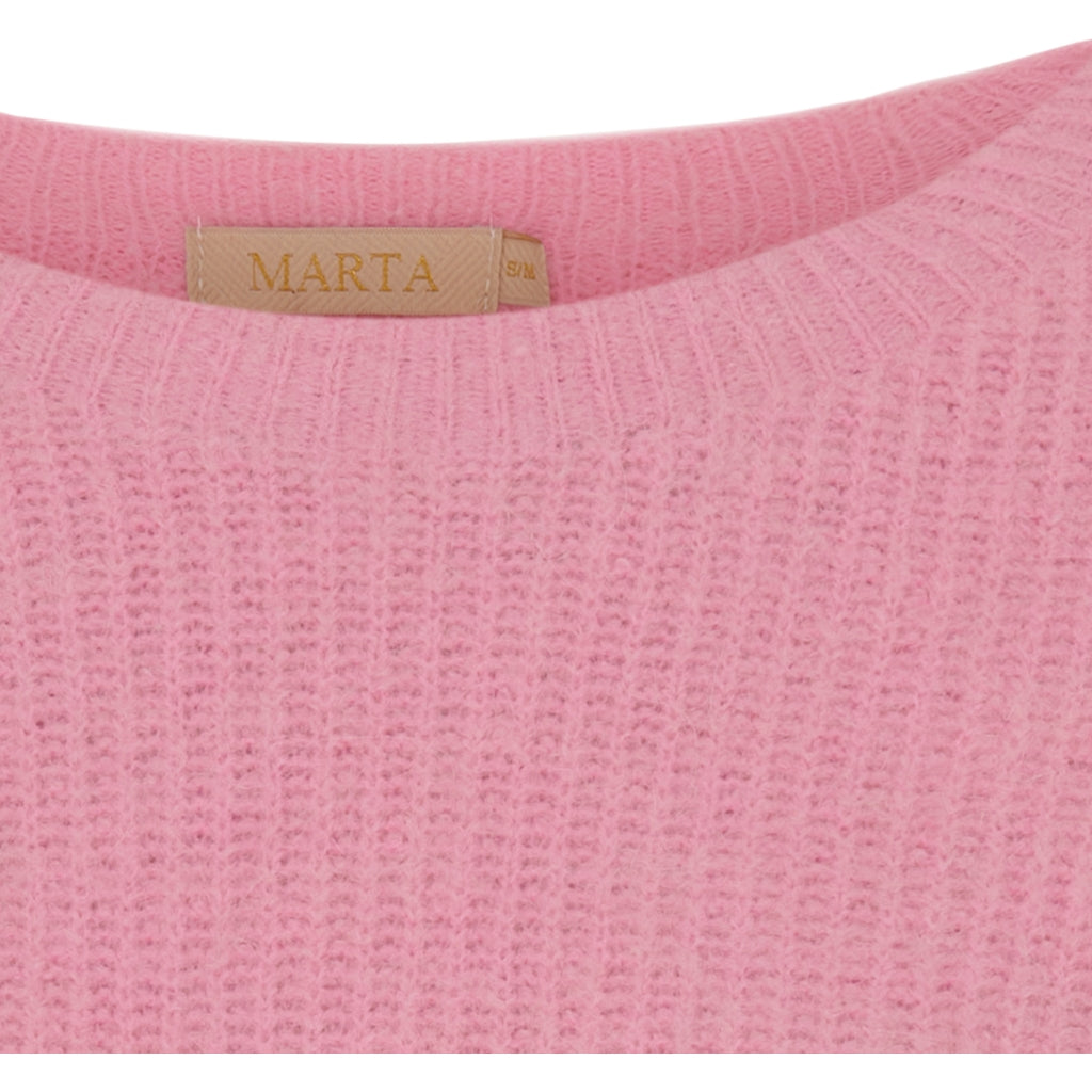 MARTA DU CHATEAU Marta du Chateau dam stickad MdcLanza 718 Knit Baby Pink