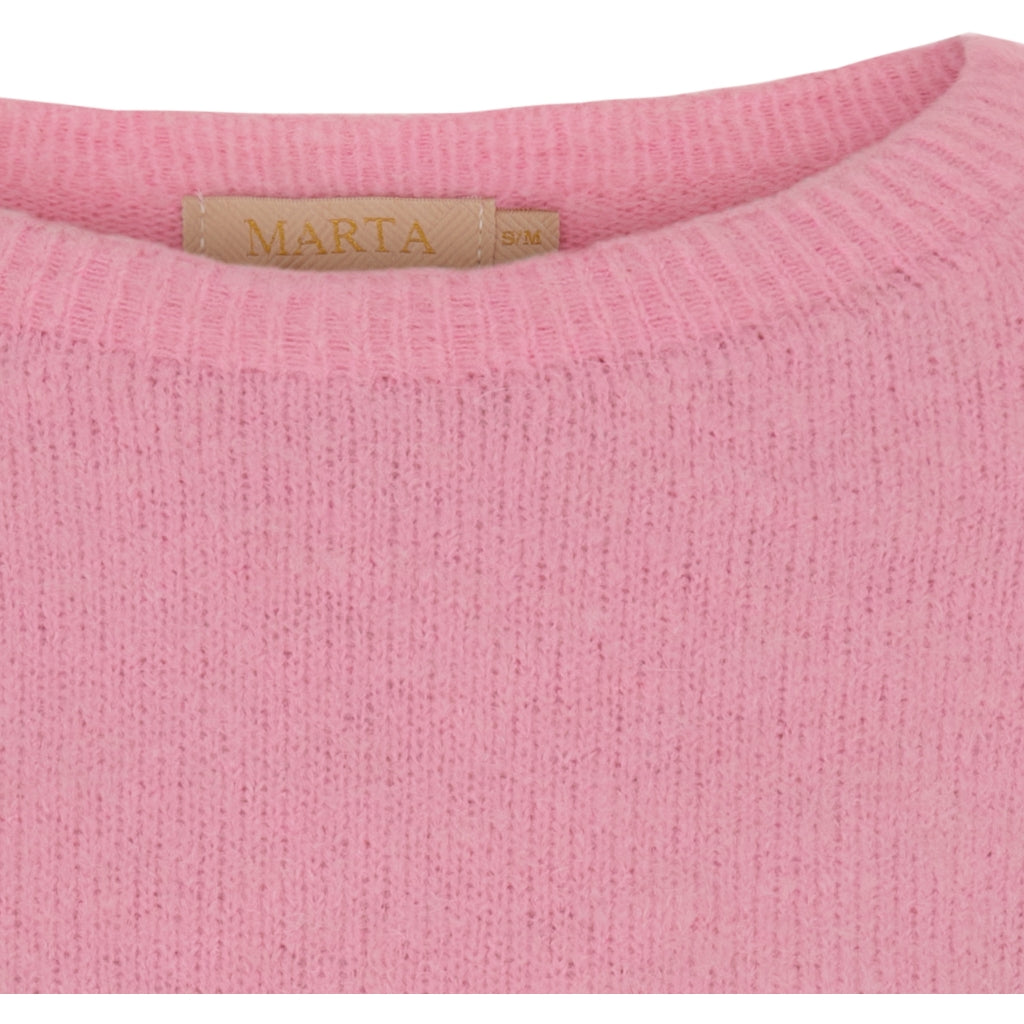 MARTA DU CHATEAU Marta du Chateau dam stickad MdcLela 707 Knit Baby Pink