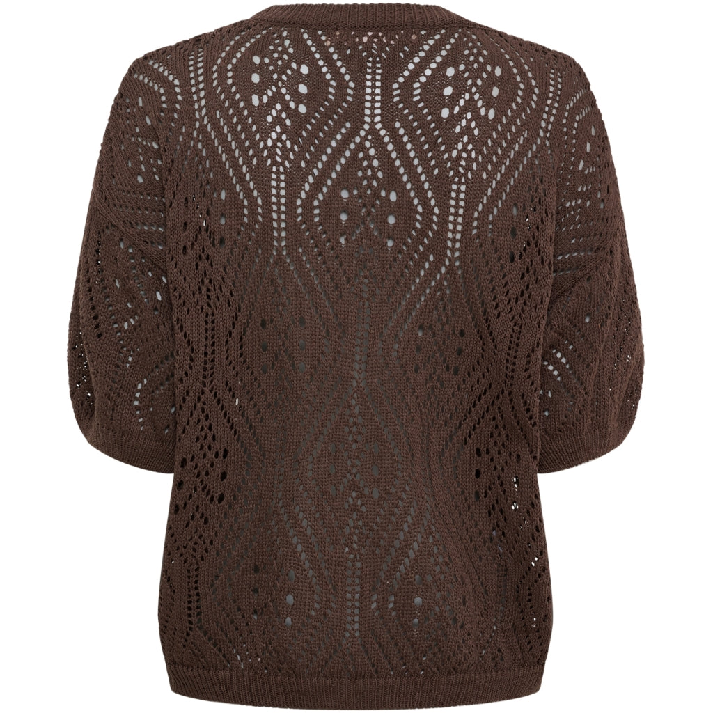 MARTA DU CHATEAU Marta du Chateau dam stickad MdcVina 6592 Knit Caffe