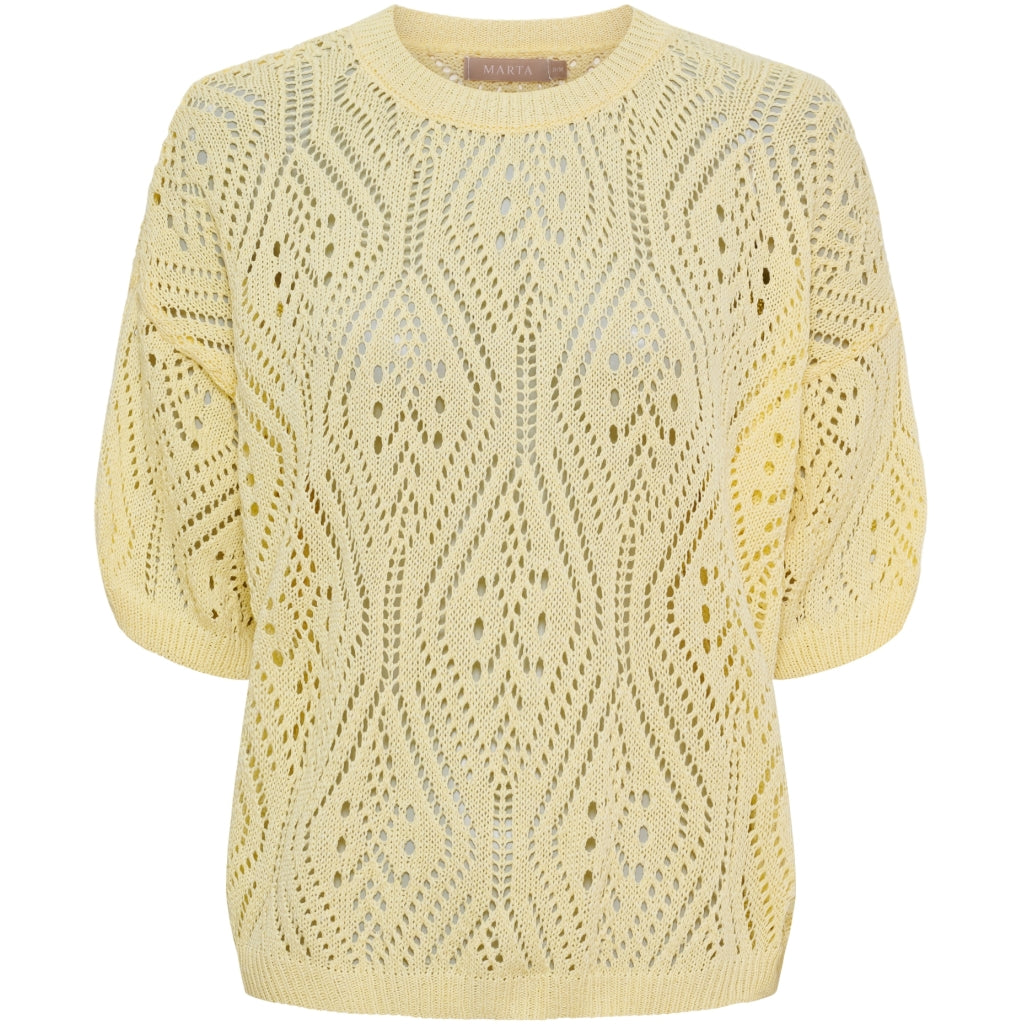 MARTA DU CHATEAU Marta du Chateau dam stickad MdcVina 6592 Knit Yellow