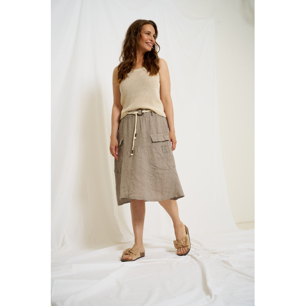 MARTA DU CHATEAU Marta du Chateau dam stickad topp MdcNayla 9689 Knit Beige
