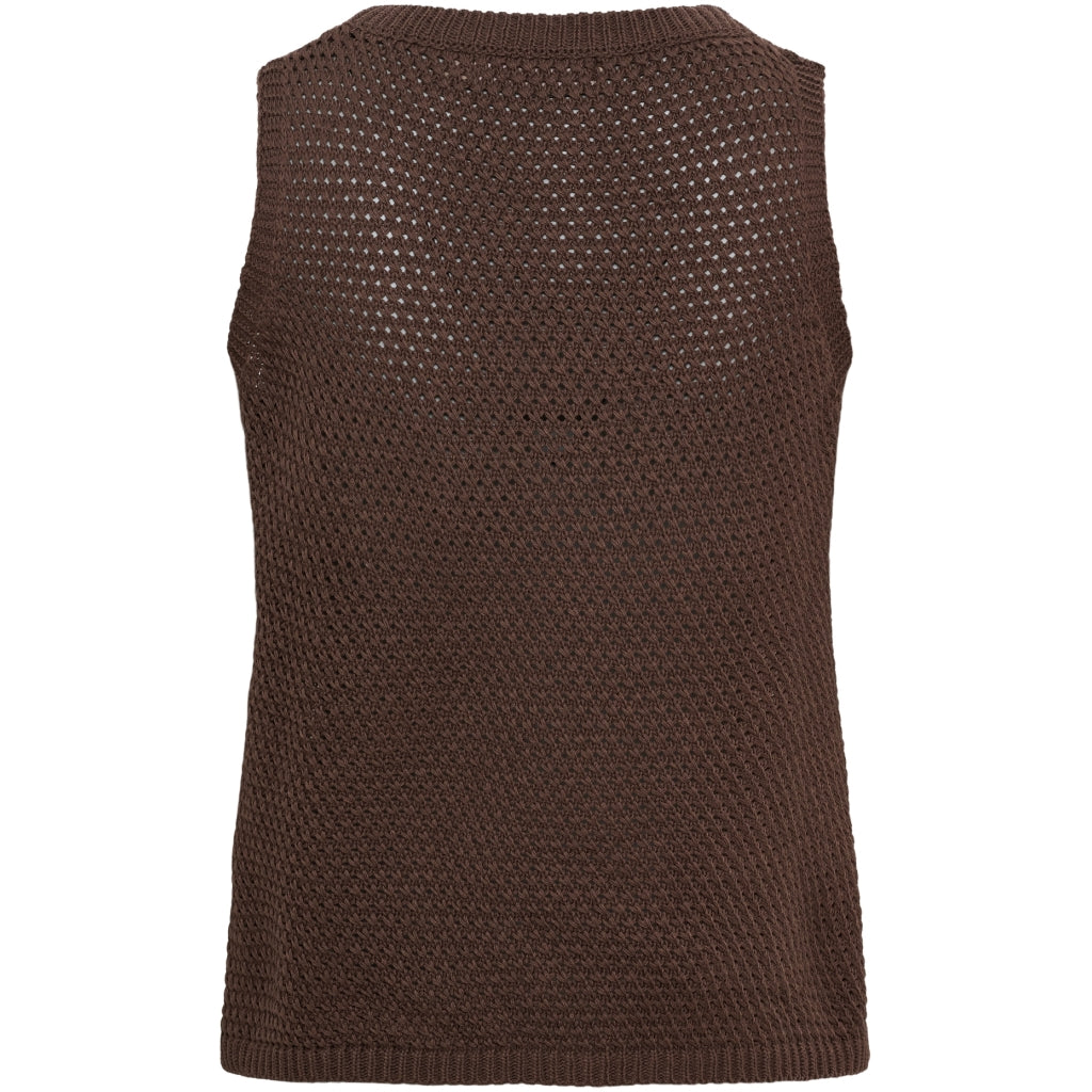 MARTA DU CHATEAU Marta du Chateau dam stickad topp MdcNayla 9689 Knit Caffe