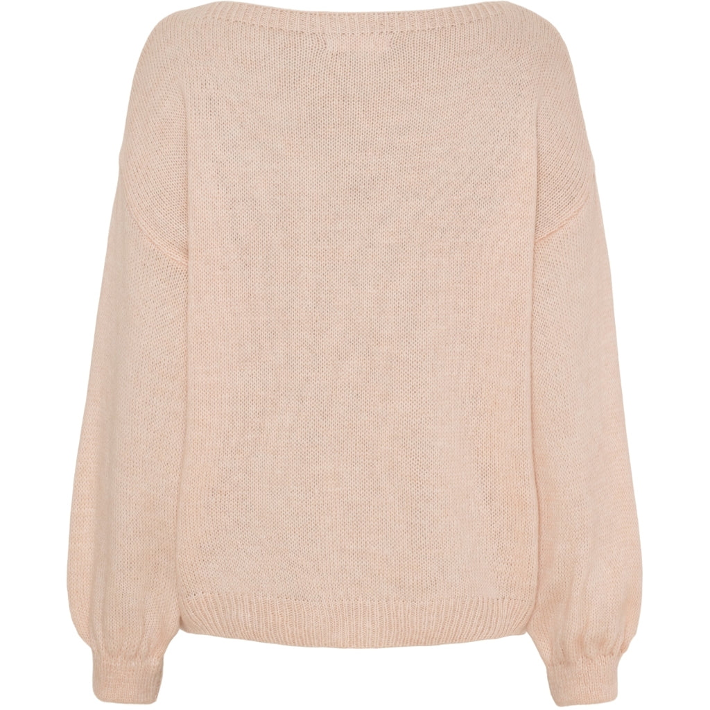 MARTA DU CHATEAU Marta du Chateau dam stickad tröja MdcAmarante 64023 Knit Old Rose