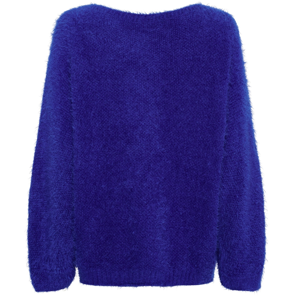 MARTA DU CHATEAU Marta du Chateau dam stickad tröja MdcAnouk 8038 Knit Cobalt Blue