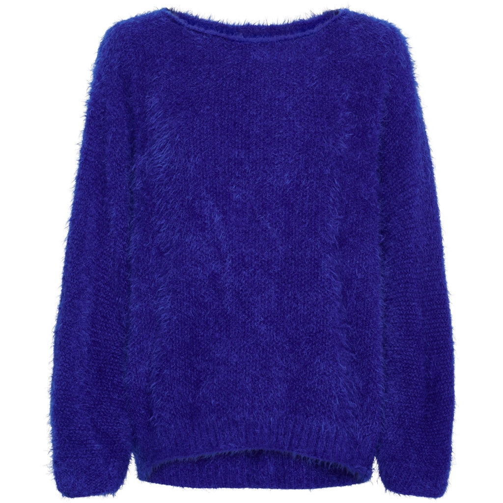 MARTA DU CHATEAU Marta du Chateau dam stickad tröja MdcAnouk 8038 Knit Cobalt Blue