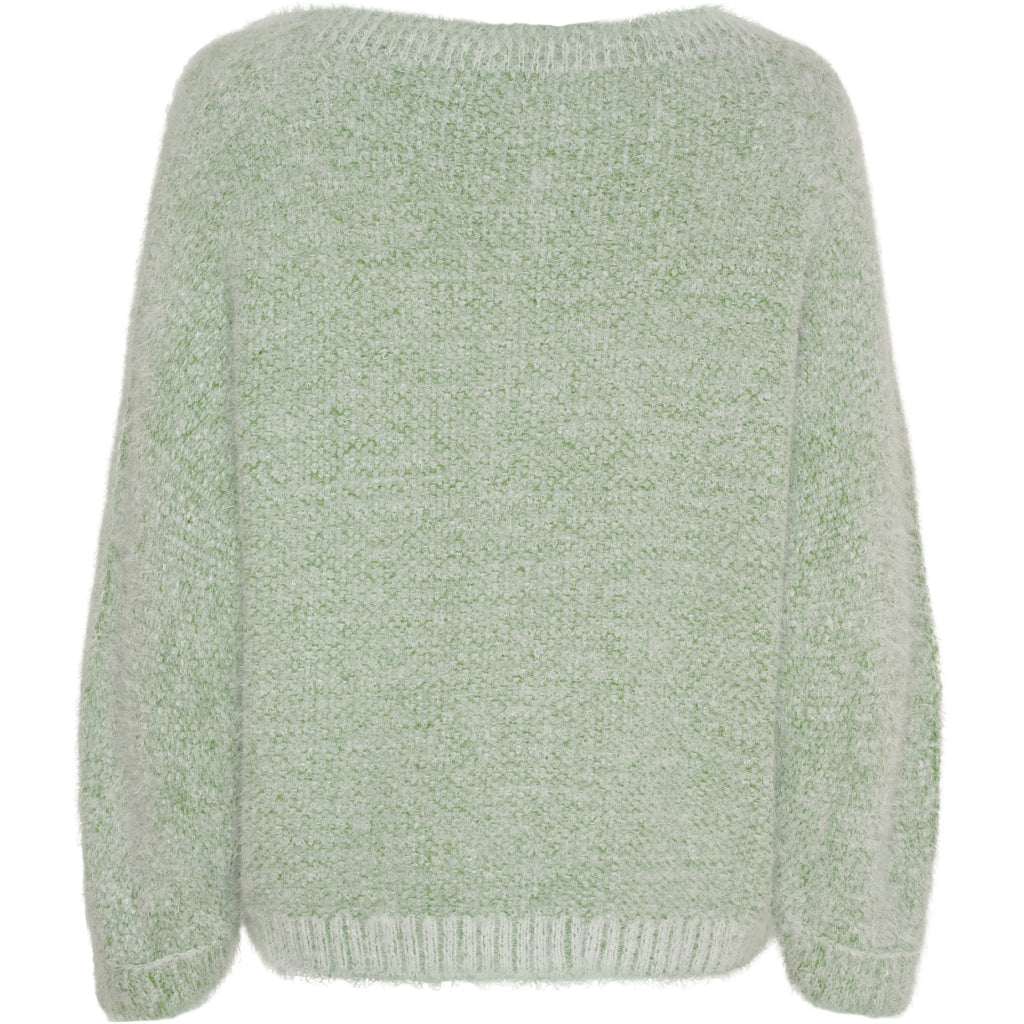 MARTA DU CHATEAU Marta du Chateau dam stickad tröja MdcAnouk 8038 Knit Green