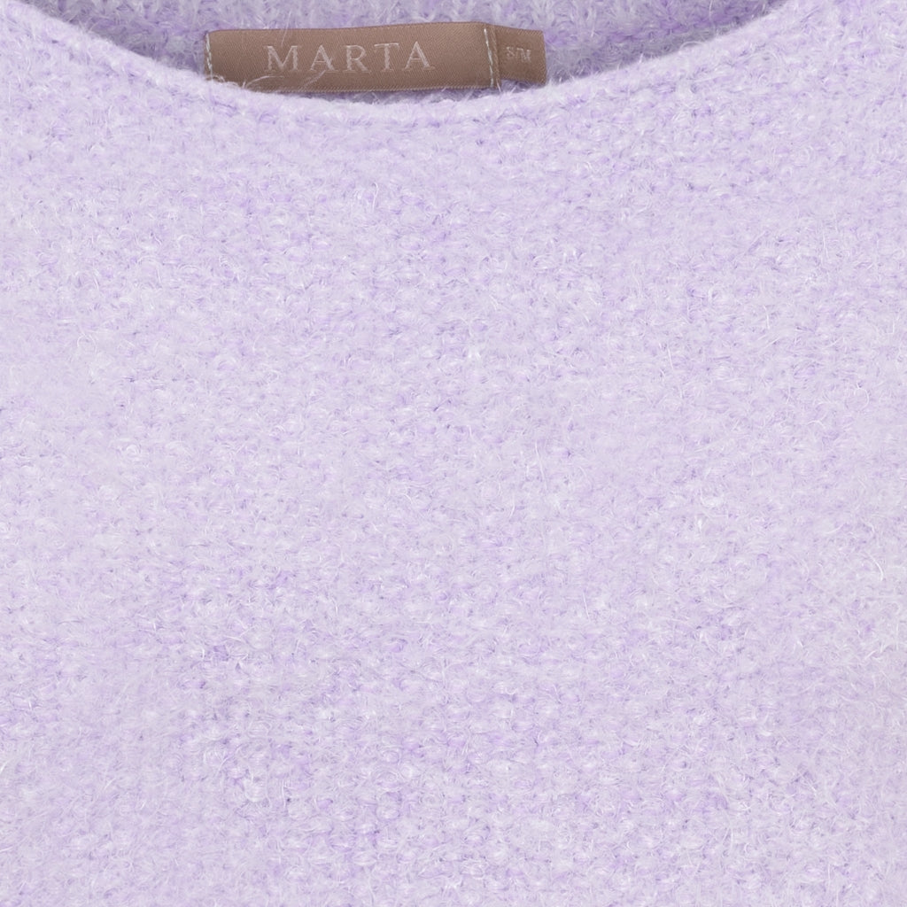 MARTA DU CHATEAU Marta du Chateau dam stickad tröja MdcAnouk 8038 Knit Lilac