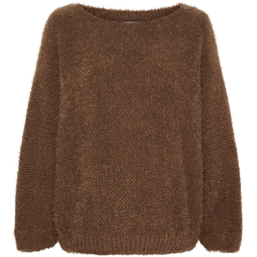 MARTA DU CHATEAU Marta du Chateau dam stickad tröja MdcAnouk 8038 Knit Moro