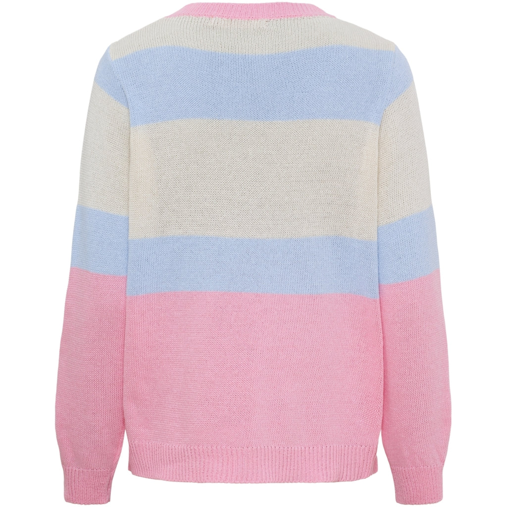 MARTA DU CHATEAU Marta du Chateau dam stickad tröja MdcBrielle KN8167 Knit Pink/Sky