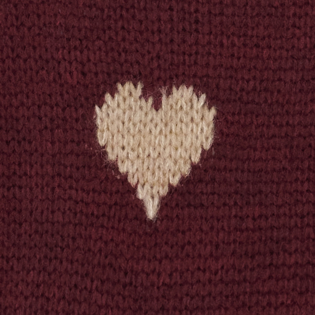 MARTA DU CHATEAU Marta du Chateau dam stickad tröja MdcClover 9582 Knit Bordeaux