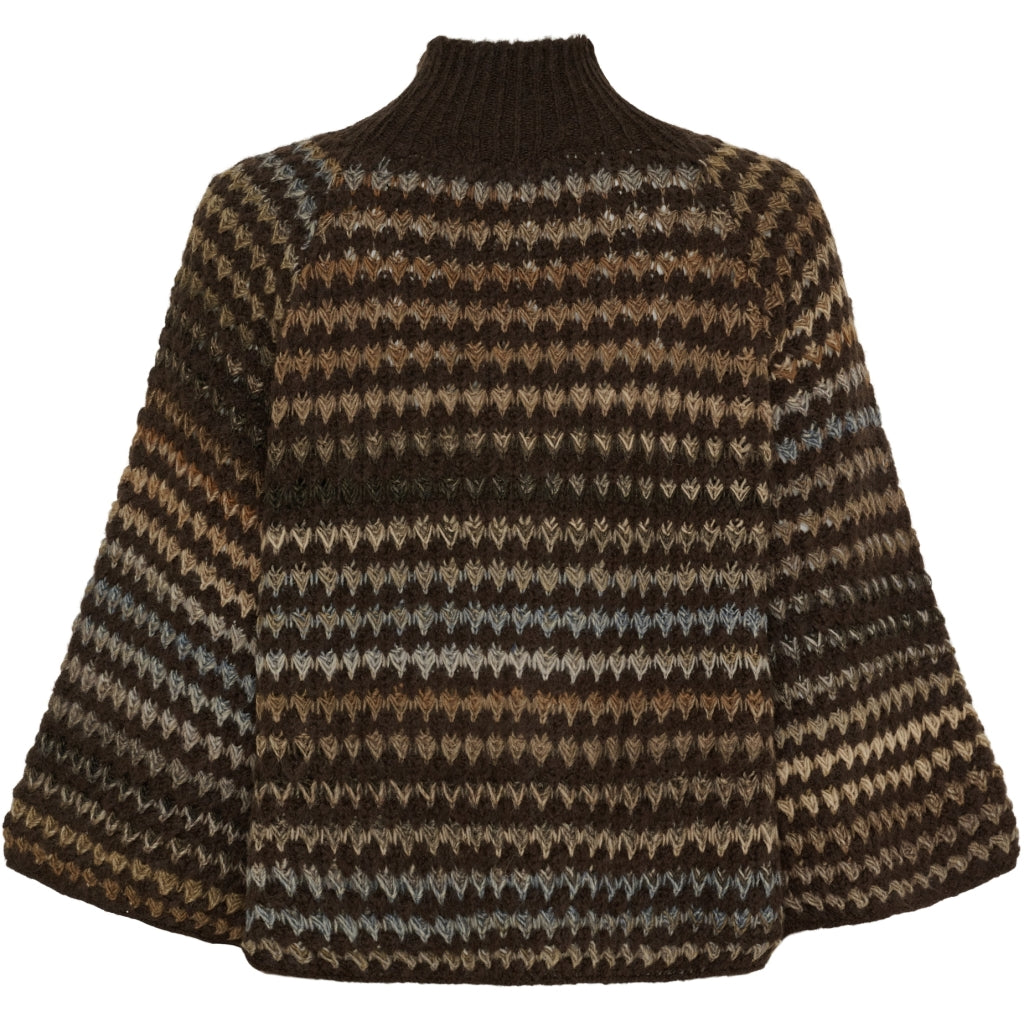 MARTA DU CHATEAU Marta du Chateau dam stickad tröja MdcFatima 25453 Knit Moro