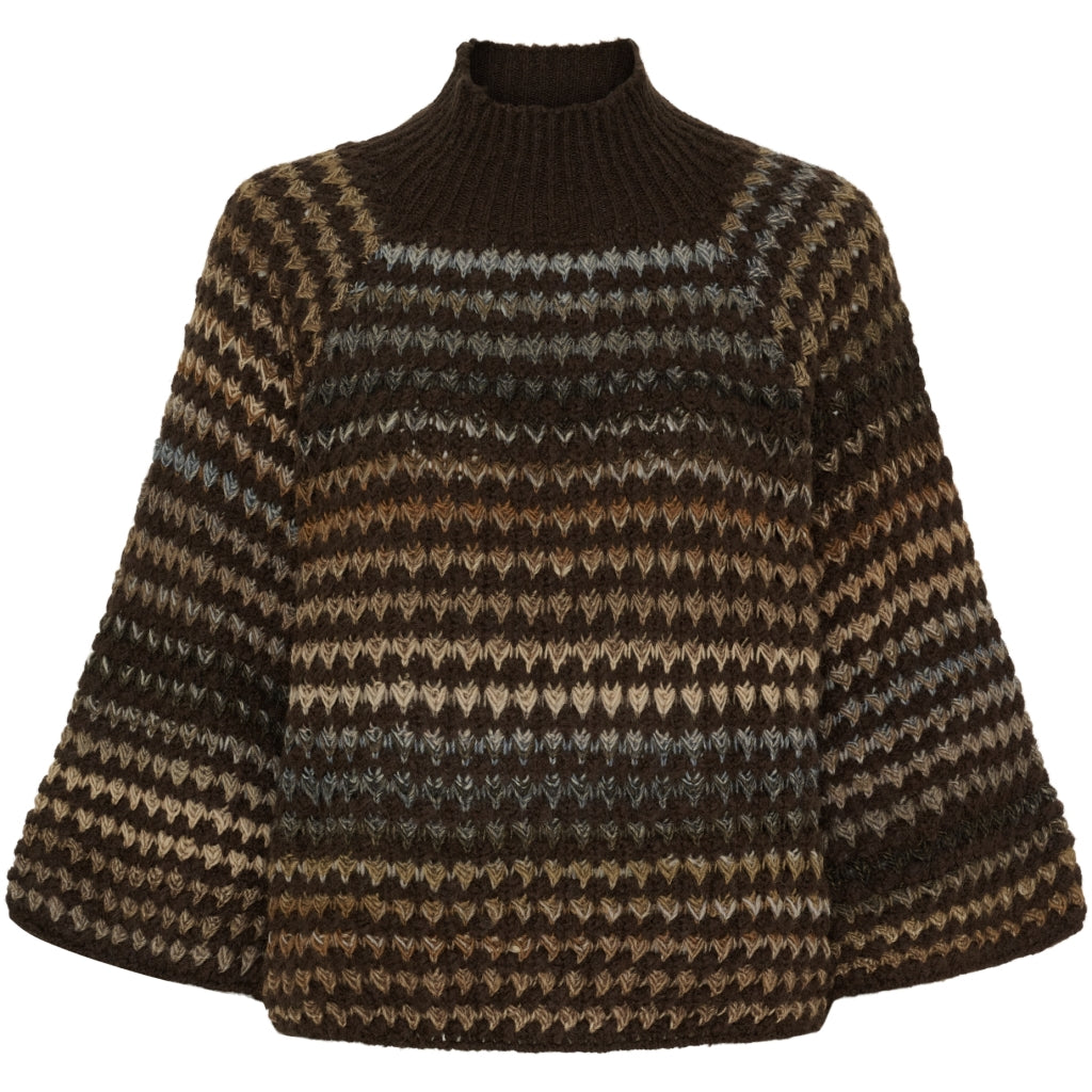 MARTA DU CHATEAU Marta du Chateau dam stickad tröja MdcFatima 25453 Knit Moro