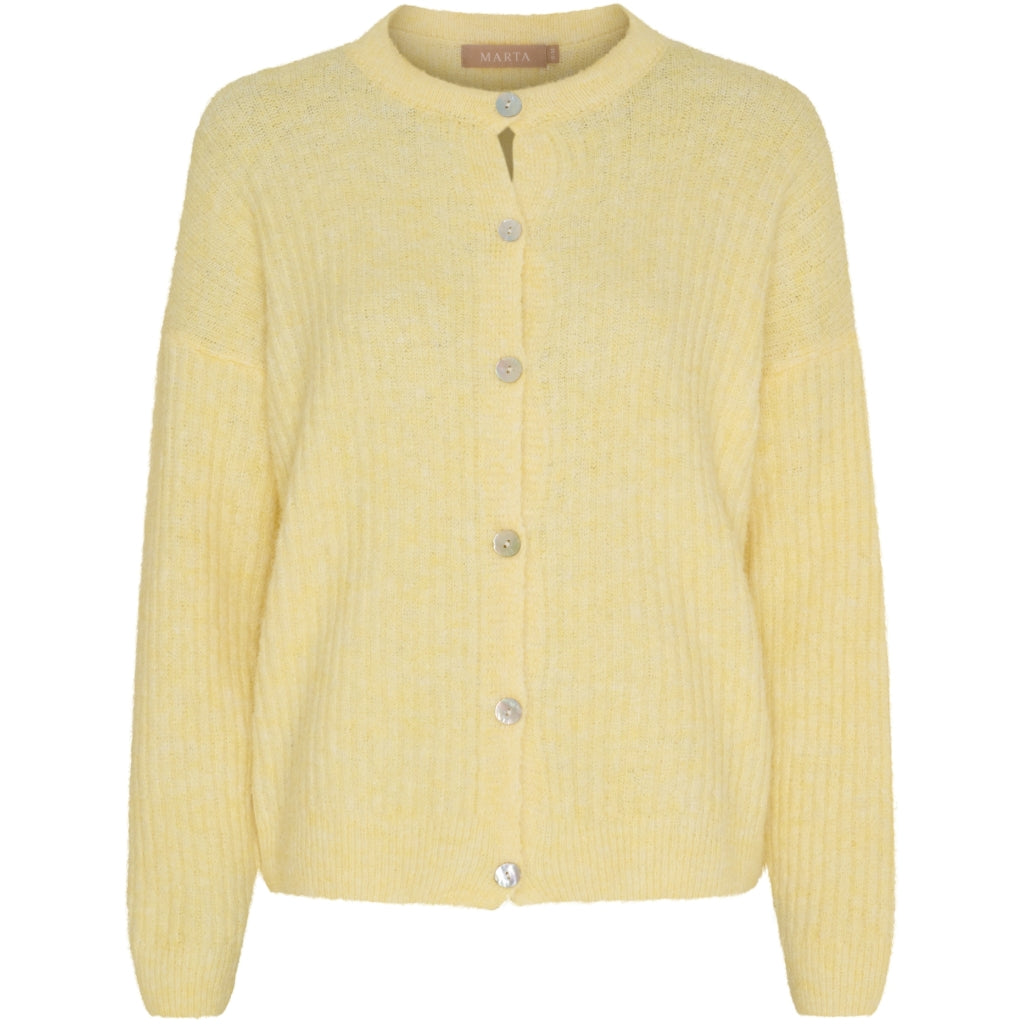 MARTA DU CHATEAU Marta du Chateau dam stickad tröja MdcFrederikke 21638 Knit Yellow9516