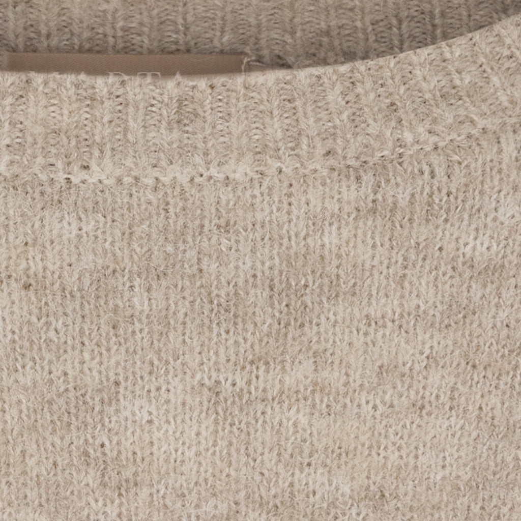 MARTA DU CHATEAU Marta du Chateau dam stickad tröja MdcLone 9644 Knit Fango