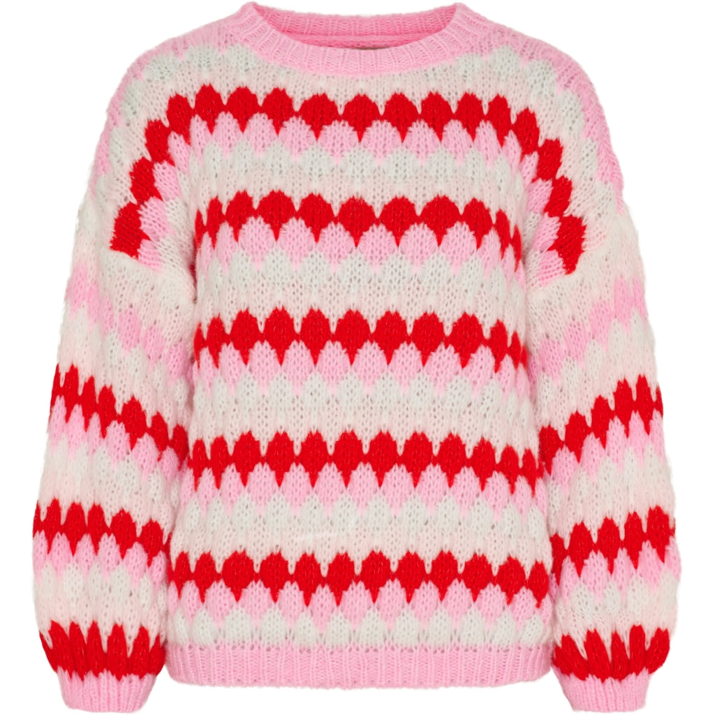 MARTA DU CHATEAU Marta du Chateau dam stickad tröja MdcMy 9660 Knit Pink