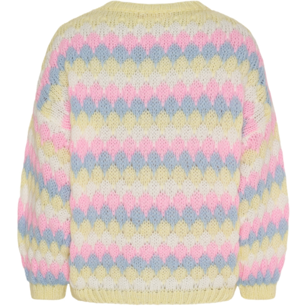 MARTA DU CHATEAU Marta du Chateau dam stickad tröja MdcMy 9660 Knit Yellow