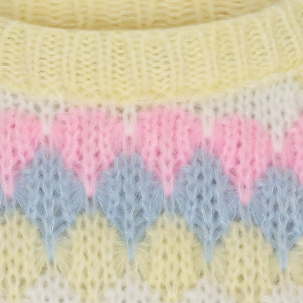 MARTA DU CHATEAU Marta du Chateau dam stickad tröja MdcMy 9660 Knit Yellow