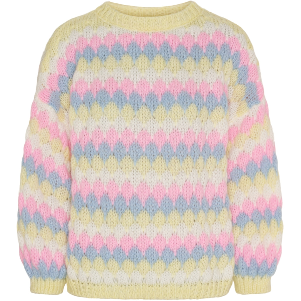 MARTA DU CHATEAU Marta du Chateau dam stickad tröja MdcMy 9660 Knit Yellow