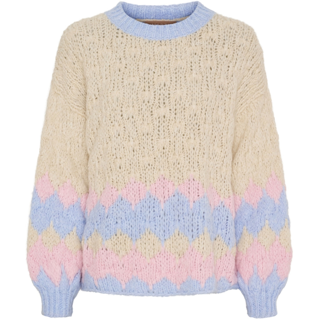 MARTA DU CHATEAU Marta du Chateau dam stickad tröja MdcPernilla 8155 Knit Beige