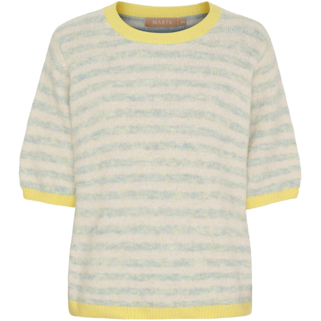 MARTA DU CHATEAU Marta du Chateau dam stickad tröja MdcRuth 8264 Knit Mint9157