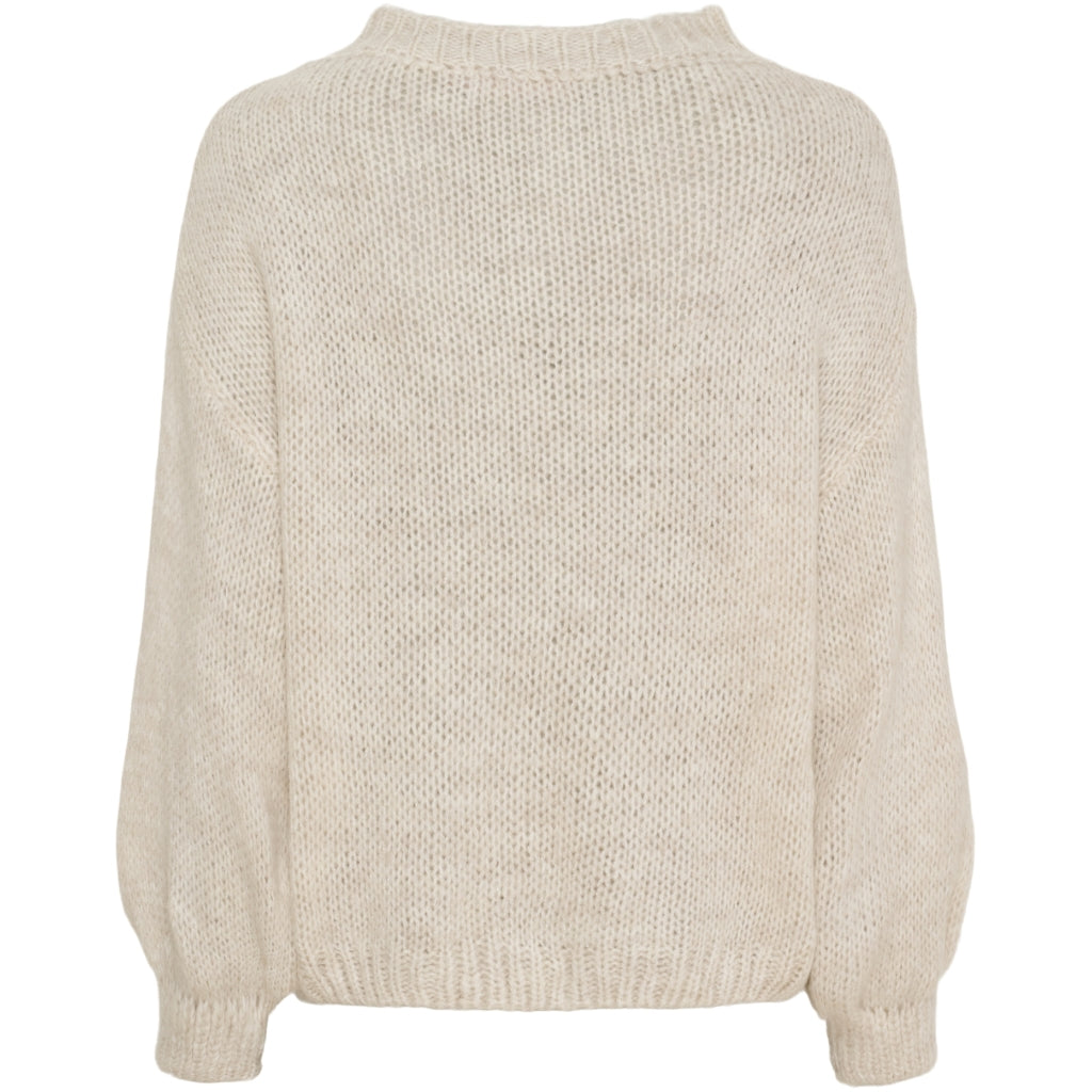 MARTA DU CHATEAU Marta du Chateau dam stickad tröja MdcTulip 9580 Knit Beige