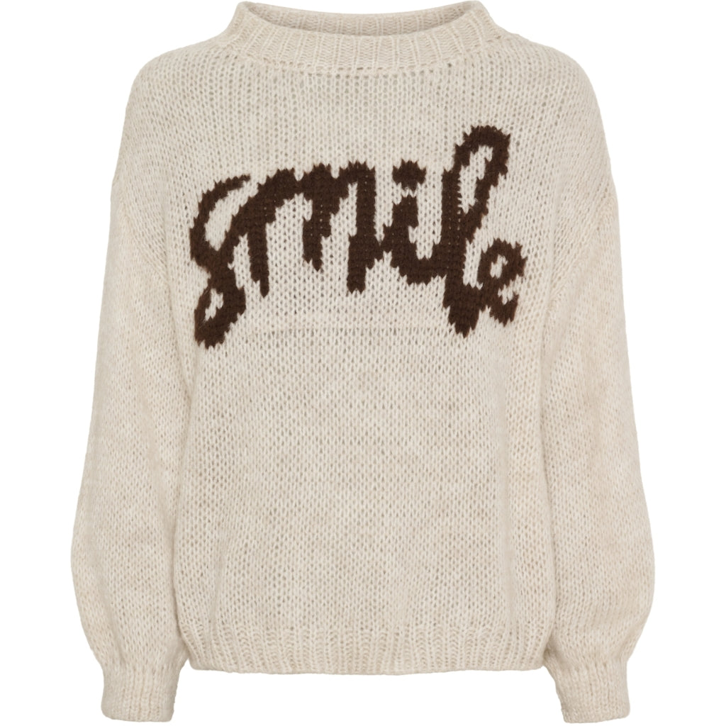 MARTA DU CHATEAU Marta du Chateau dam stickad tröja MdcTulip 9580 Knit Beige