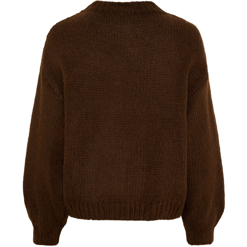 MARTA DU CHATEAU Marta du Chateau dam stickad tröja MdcTulip 9580 Knit Moro