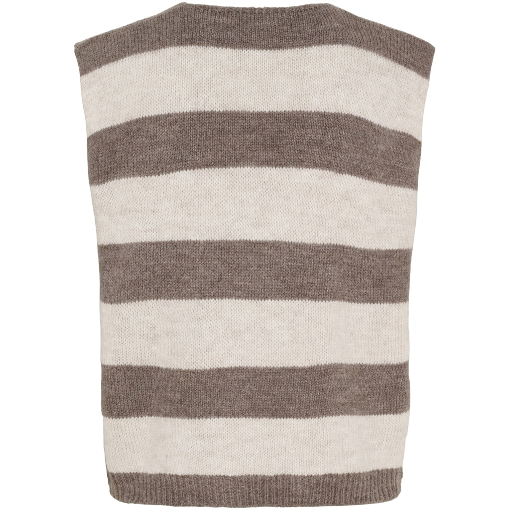 MARTA DU CHATEAU Marta du Chateau dam stickad väst MdcPhoenix 8069 Knit Vest Old Rose