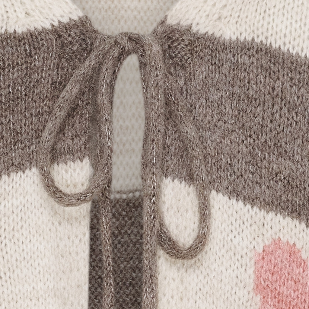 MARTA DU CHATEAU Marta du Chateau dam stickad väst MdcPhoenix 8069 Knit Vest Old Rose