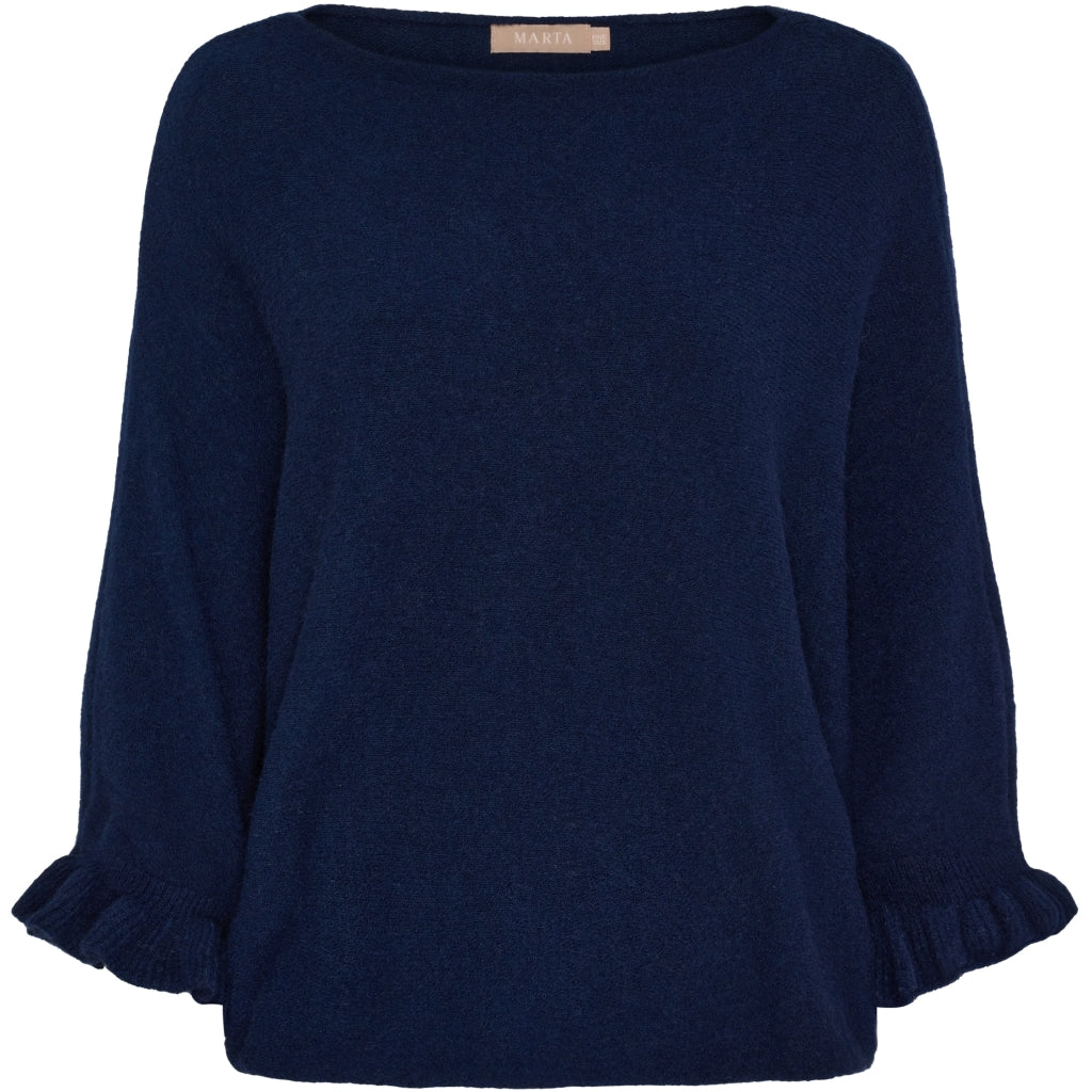 MARTA DU CHATEAU Marta du Chateau dam stickat MdcElderflower 30003 Knit Blue2902