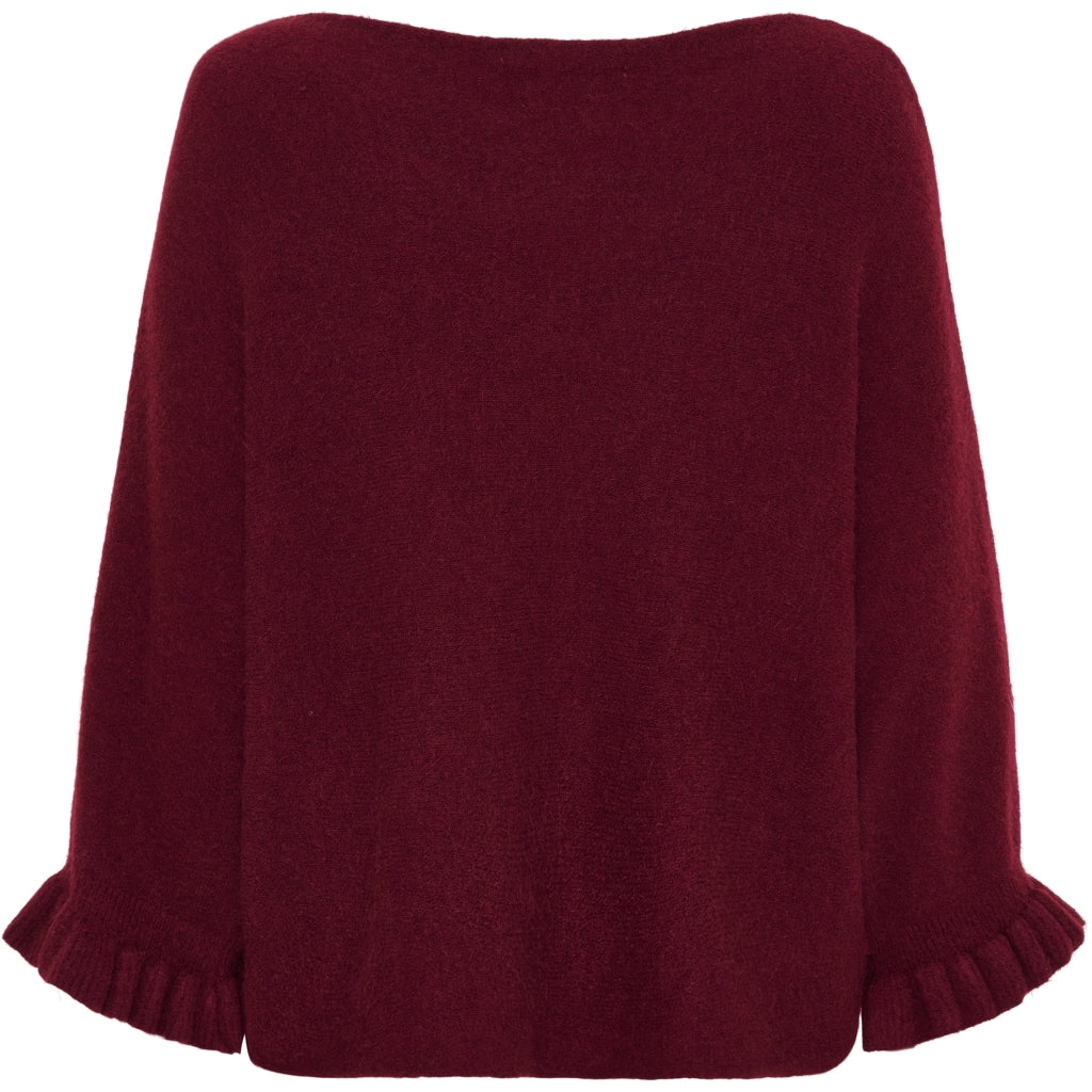 MARTA DU CHATEAU Marta du Chateau dam stickat MdcElderflower 30003 Knit Bordeaux2911