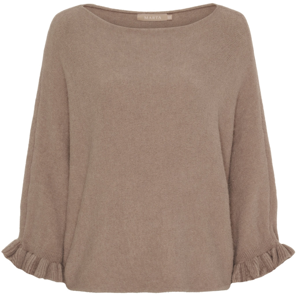 MARTA DU CHATEAU Marta du Chateau dam stickat MdcElderflower 30003 Knit Fango2117