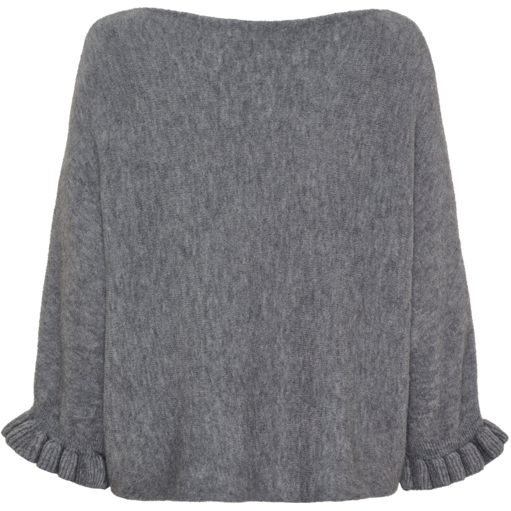 MARTA DU CHATEAU Marta du Chateau dam stickat MdcElderflower 30003 Knit GrigioAntracite2901