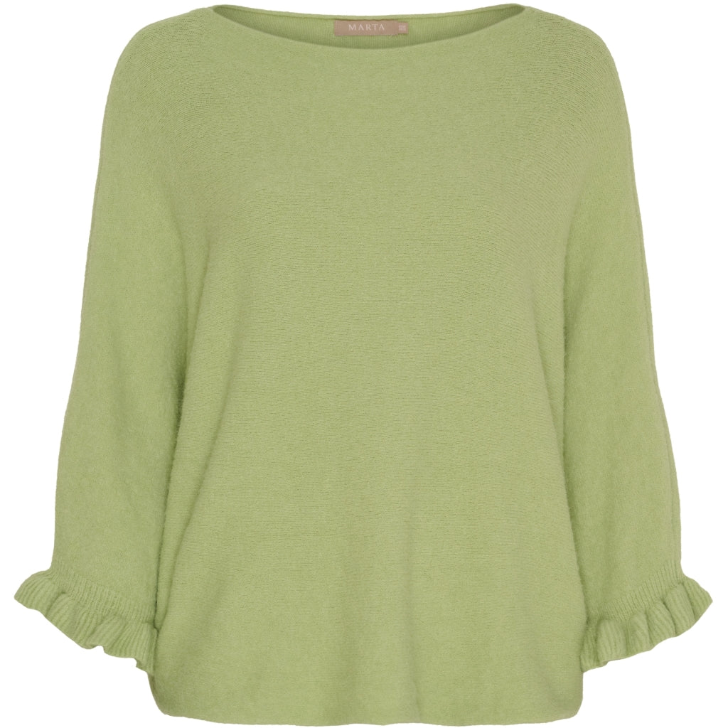 MARTA DU CHATEAU Marta du Chateau dam stickat MdcElderflower 30003 Knit Pistachio