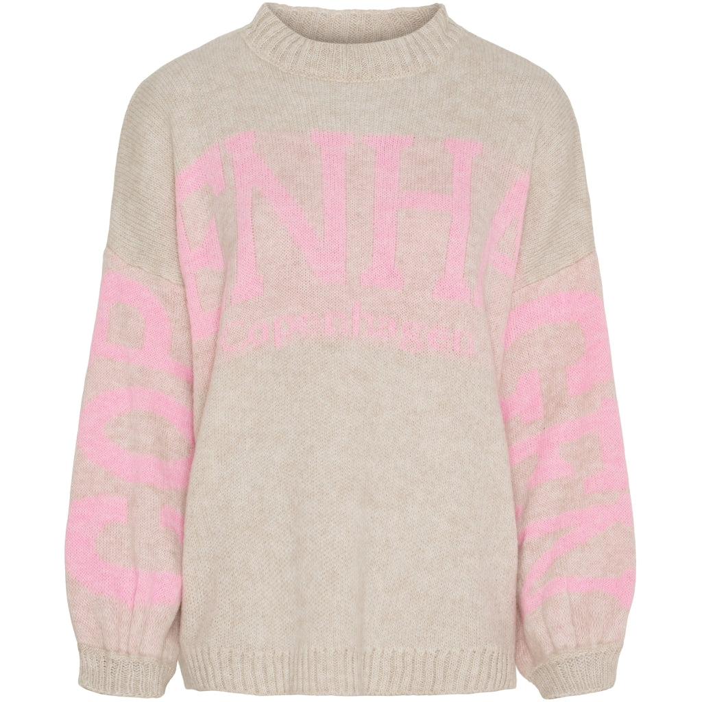 MARTA DU CHATEAU Marta du Chateau dam stickning MdcAria 8111 Knit Beige/Pink