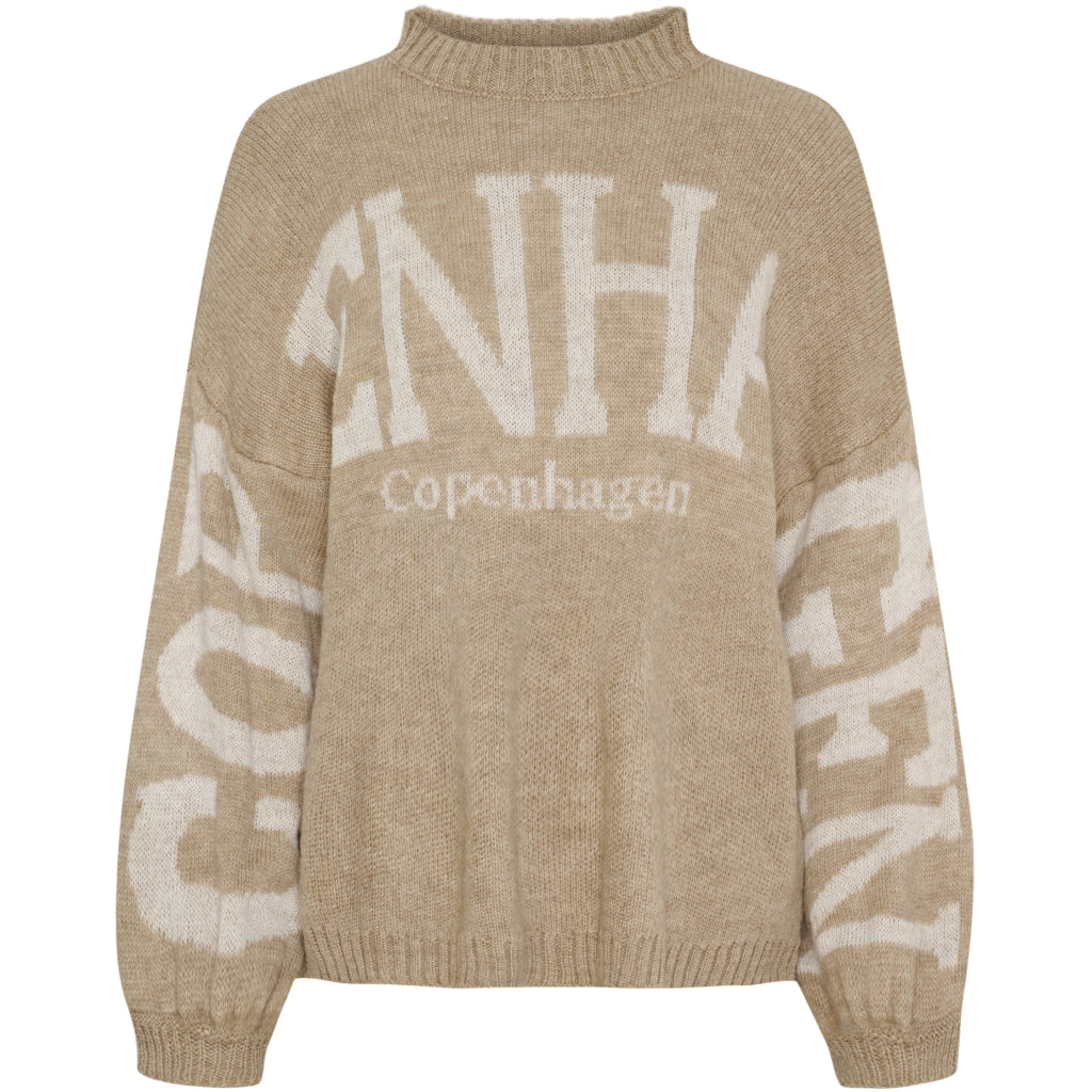 MARTA DU CHATEAU Marta du Chateau dam stickning MdcAria 8111 Knit Fango/Beige