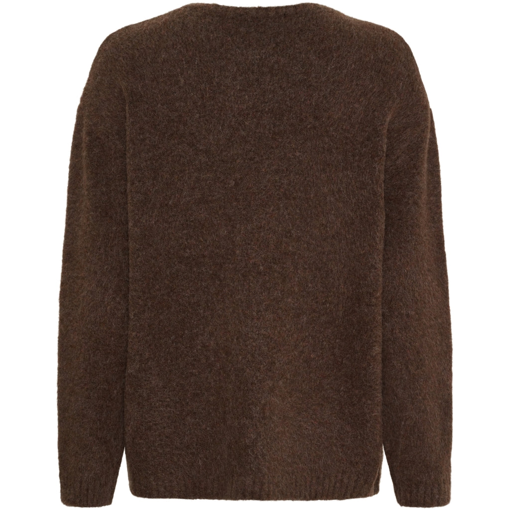 MARTA DU CHATEAU Marta du Chateau dam stickning MdcMara KN8045 Knit Moro/Bordeaux