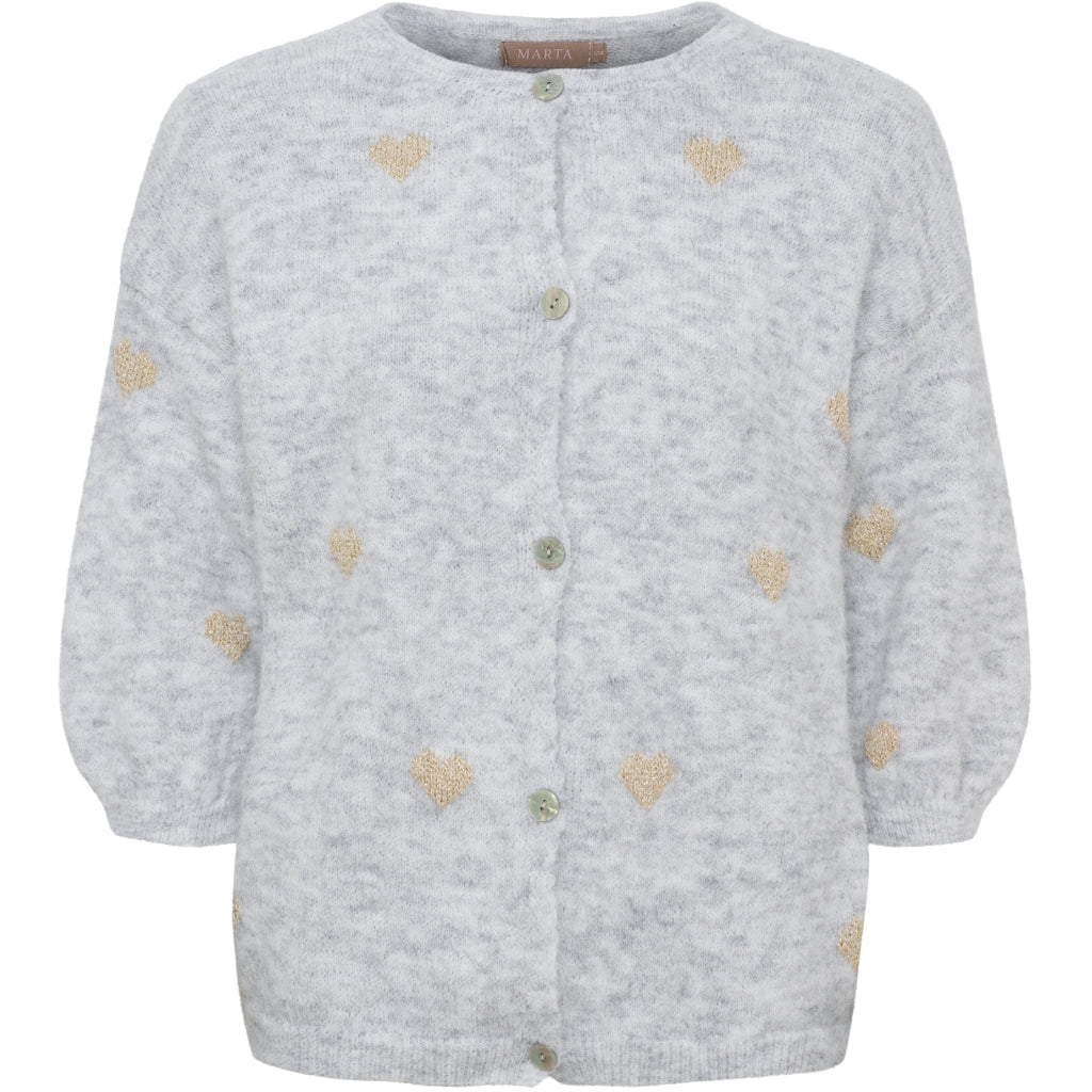 MARTA DU CHATEAU Marta du Chateau dam stickning MdcParisa 9647 Knit Grey