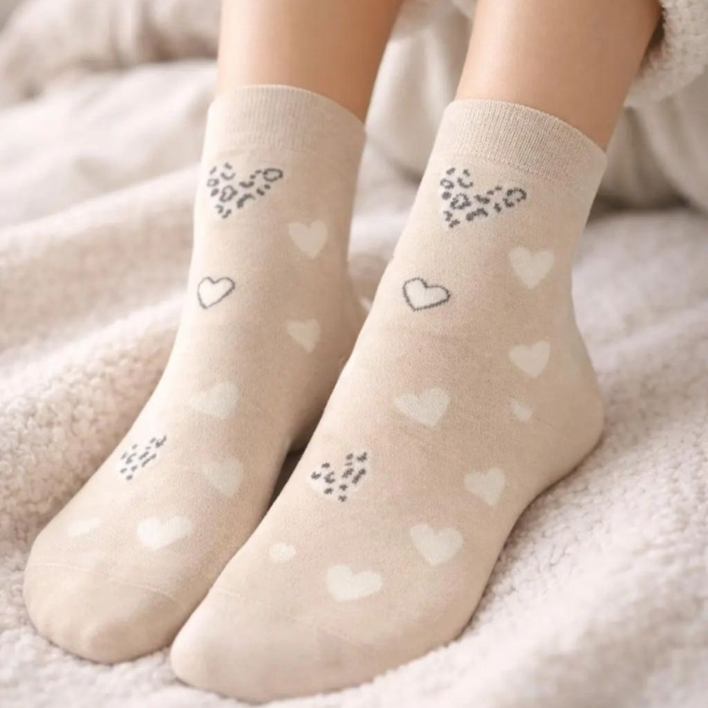 MARTA DU CHATEAU Marta du Chateau dam strumpor MdcNya BA-Socks Socks Beige390