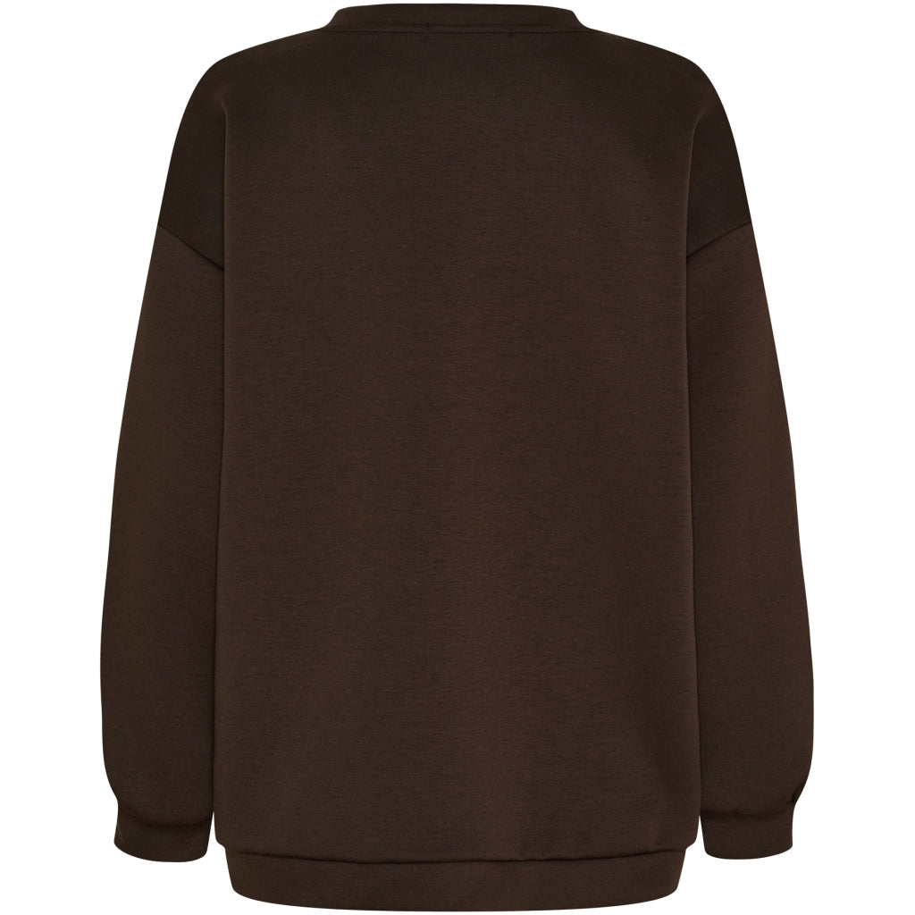 MARTA DU CHATEAU Marta du Chateau dam sweatshirt MdcHibiscus 22659 Sweatshirt Brown/Yellow