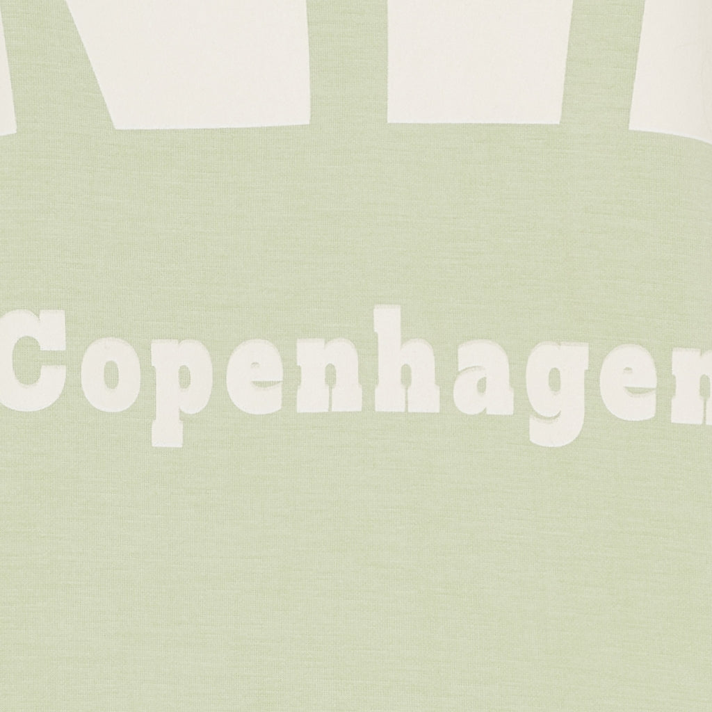 MARTA DU CHATEAU Marta du Chateau dam sweatshirt MdcHibiscus 22659 Sweatshirt Green/Offwhite