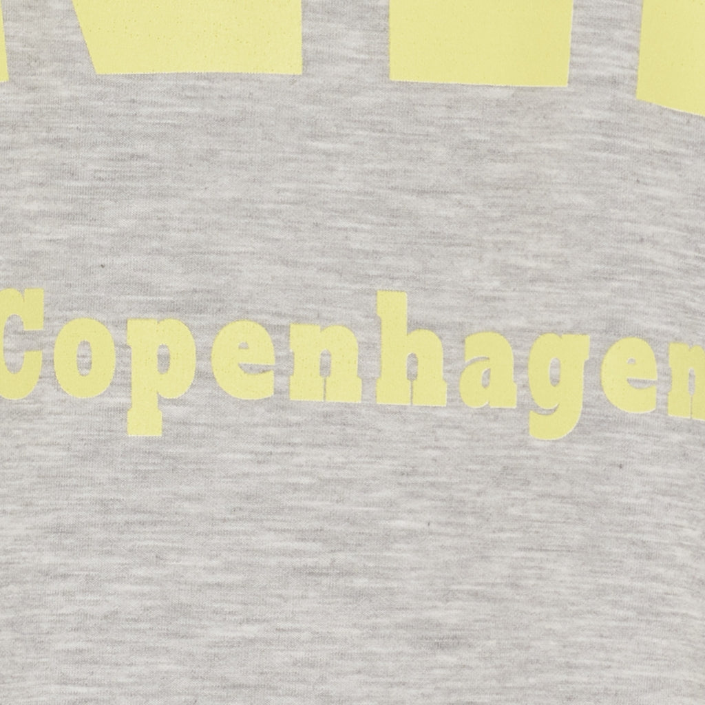 MARTA DU CHATEAU Marta du Chateau dam sweatshirt MdcHibiscus 22659 Sweatshirt Grey/yellow