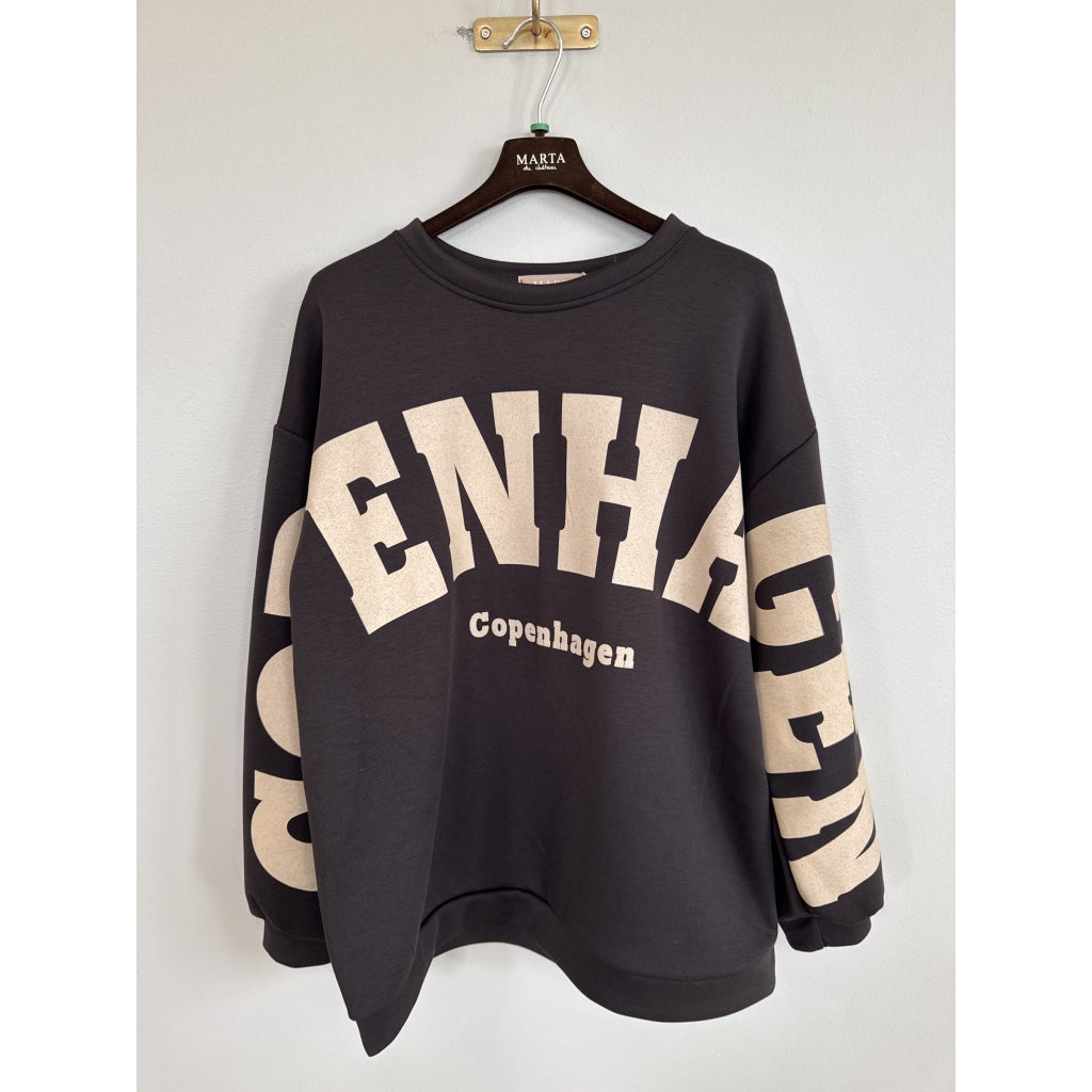 MARTA DU CHATEAU Marta du Chateau dam sweatshirt MdcHibiscus 22659 Sweatshirt Moro/Fango
