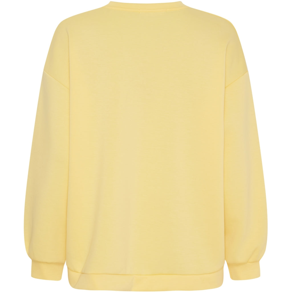 MARTA DU CHATEAU Marta du Chateau dam sweatshirt MdcHibiscus 22659 Sweatshirt Yellow/Moro